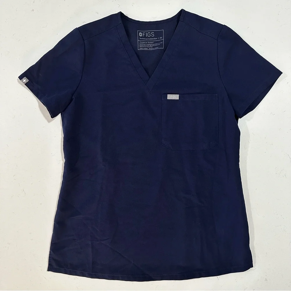 FIGS Scrub Set Catarina One Pocket Top & Zamora Joggers - Size XS - Picture 7 of 14